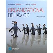 Organizational Behavior, Student Value Edition Plus MyLab Management with Pearson eText -- Access Card Package by Robbins, Stephen P.; Judge, Timothy A., 9780134889153