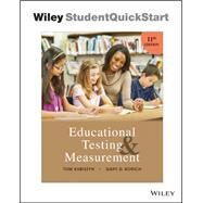 Educational Testing and Measurement by Kubiszyn, Tom; Borich, Gary D., 9781119239154