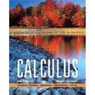 Calculus: Single Variable, 5th Edition by Deborah Hughes-Hallett; Andrew M. Gleason (Harvard Univ.); William G. McCallum (Univ. of Arizona); David O. Lomen (Univ. of Arizona); David Lovelock (Univ. of Arizona); Jeff Tecosky-Feldman (Haverford College); Thomas W. Tucker (Colgate Univ.); Danie, 9780470089156