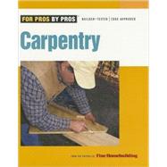 Carpentry by FINE HOMEBUILDING, 9781561589159