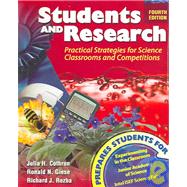Students And Research: Practical Strategies For Science Classrooms And Competitions by Cothron, Julia H, 9780757519161