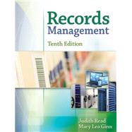 Records Management,Read, Judith; Ginn, Mary Lea,9781305119161