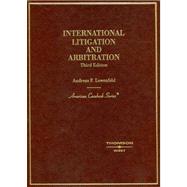 International Litigation And Arbitration by Lowenfeld, Andreas F., 9780314159175
