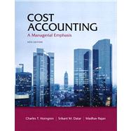 Cost Accounting by Horngren, Charles T.; Datar, Srikant M.; Rajan, Madhav V., 9780132109178