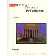 Legal Office Concepts and Procedures (with Template) by Cummins, Robert, 9780538719179