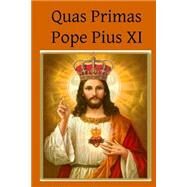 Quas Primas by Egan, M., 9781508849179