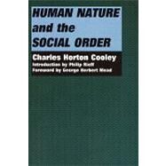 Human Nature and the Social Order by Cooley,Charles Horton, 9780878559183