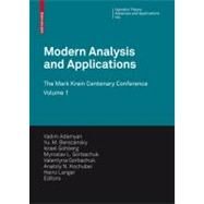 Modern Analysis and Applications by Adamian, V. M.; Berezansky, Yurij; Gohberg, Israel; Gorbachuk, Myroslav; Gorbachuk, Valentyna, 9783764399184