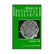 Advances in Botanical Research by Callow, J. A., 9780120059188