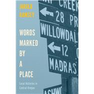 Words Marked by a Place by Ramsey, Jarold, 9780870719202