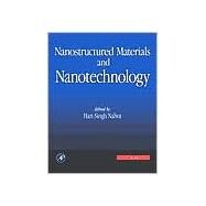Nanostructured Materials and Nanotechnology by Nalwa, 9780125139205