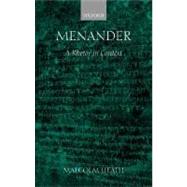 Menander A Rhetor in Context by Heath, Malcolm, 9780199259205