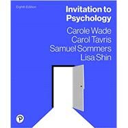 Invitation to Psychology by Wade, Carole, 9780134999210