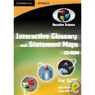 Reactive Science Interactive Glossary and Statement Maps CD-ROM: Key Stage 4 Science by Bryan Milner , Jean Martin, 9780521609210