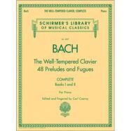The Well-Tempered Clavier, Complete Schirmer Library of Classics Volume 2057 by Unknown, 9780634099212