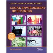 Legal Environment of Business(Higher Education Coursebook) by Supina, Susan A.; Marsnik, Susan J., 9781647089214