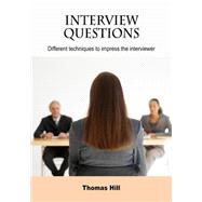 Interview Questions by Hill, Thomas, 9781506019222