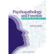Psychopathology and Function by Bonder, Bette, 9781556429224
