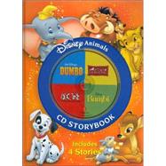 Disney Animals CD Storybook: The Lion King / 101 Dalmatians / Bambi / Dumbo by Hinkler Books, 9781741219227