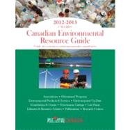 Canadian Environmental Resource Guide 2012 by Williams, Tannys, 9781592379231