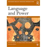 Language and Power: A Resource Book for Students by Simpson; Paul, 9781138569232