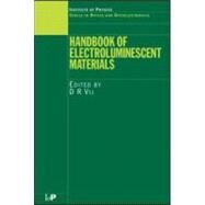 Handbook of Electroluminescent Materials by Vij; D. R., 9780750309233