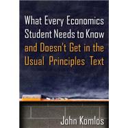 What Every Economics Student Needs to Know and Doesn't Get in the Usual Principles Text by Komlos; John, 9780765639233