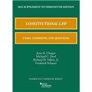 Constitutional Law(American Casebook Series) by Choper, Jesse H.; Dorf, Michael C.; Fallon, Jr., Richard H.; Schauer, Frederick, 9781636599236