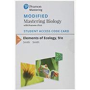 Modified Mastering Biology with Pearson eText -- Standalone Access Card -- for Elements of Ecology (24 months) by Smith, Thomas M.; Smith, Robert Leo, 9780133899245