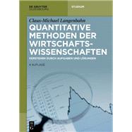 Quantitative Methoden Der Wirtschaftswissenschaften by Langenbahn, Claus-Michael, 9783110489248