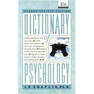 Dictionary of Psychology by CHAPLIN, J.P., 9780440319252