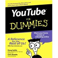 YouTube For Dummies by Sahlin, Doug; Botello, Chris, 9780470149256