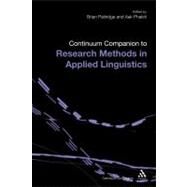 The Continuum Companion to Research Methods in Applied Linguistics by Paltridge, Brian; Phakiti, Aek, 9780826499257