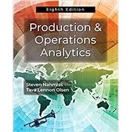 Production and Operations Analytics by Steven Nahmias; Tava Lennon Olsen, 9781478639268