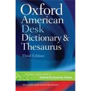 Oxford American Desk Dictionary & Thesaurus by , 9780199739271
