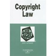Copyright Law in a Nutshell by LaFrance, Mary, 9780314169280