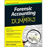 Forensic Accounting For Dummies by Kass-Shraibman, Frimette; Sampath, Vijay S., 9780470889282