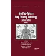 Modified-Release Drug Delivery Technology, Second Edition by Rathbone,Michael J.;Jonathan,H, 9781841849287