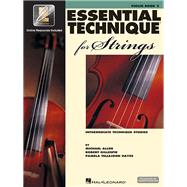 Essential Technique for Strings with EEi Violin by Gillespie, Robert; Tellejohn Hayes, Pamela; Allen, Michael, 9780634069291