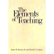 The Elements of Teaching by and Harold C. Cannon, 9780300069297