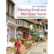Planning Small and Mid-Sized Towns: Designing and Retrofitting for Sustainability by Friedman; Avi, 9780415539302