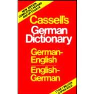 Cassell's German Dictionary : German-English, English-German by Betteridge, Harold T., 9780025229303