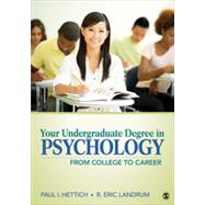 Your Undergraduate Degree in Psychology by Hettich, Paul I.; Landrum, R. Eric, 9781412999311