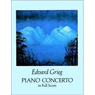 Piano Concerto in Full Score by Grieg, Edvard, 9780486279312