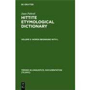 Hittite Etymological Dictionary by Puhvel, Jaan, 9783110169317