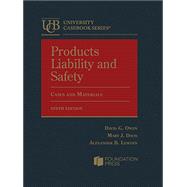 Products Liability and Safety, Cases and Materials(University Casebook Series) by Owen, David G.; Davis, Mary J.; Lemann, Alexander B., 9798892099318