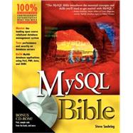 MySQL Bible by Suehring, Steve, 9780764549328