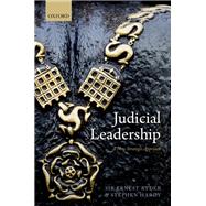 Judicial Leadership A New Strategic Approach by Ryder, Ernest; Hardy, Stephen, 9780198829331
