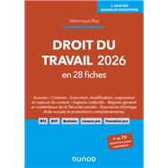 Droit du travail 2026 en 28 fiches by V�ronique Roy, 9782100889334