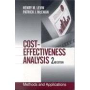 Cost-Effectiveness Analysis : Methods and Applications by Henry M. Levin, 9780761919339